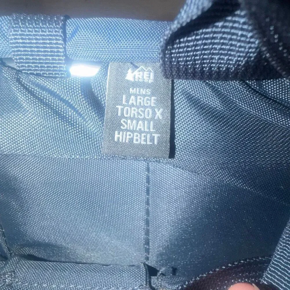 REI COOP Midnight Blue Traverse 60 Hiking Pack-Men’s Large Torso, Small Hipbelt